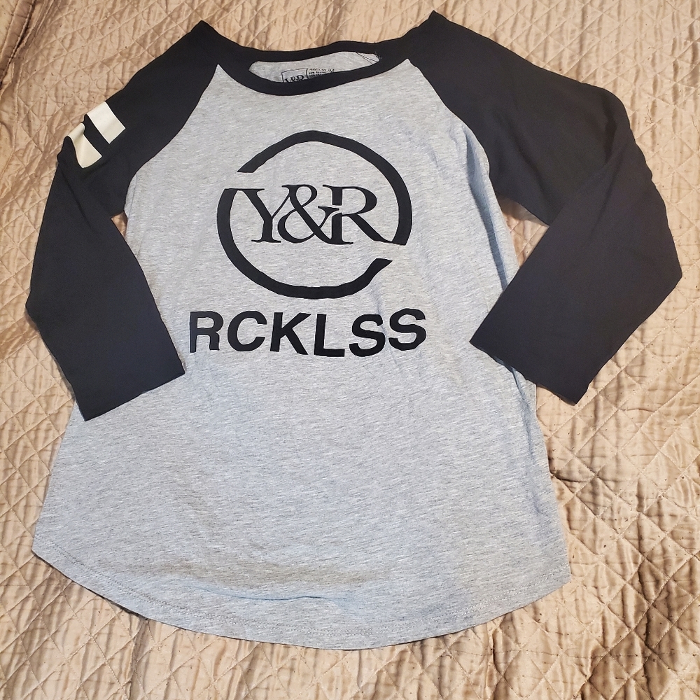 Medium Young and Reckless 3/4 sleeve